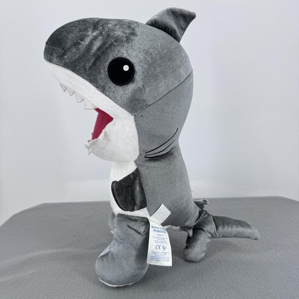 13in Build A Bear Discovery Shark Week 2020 Great White Shark Plush DCL - Picture 2 of 10